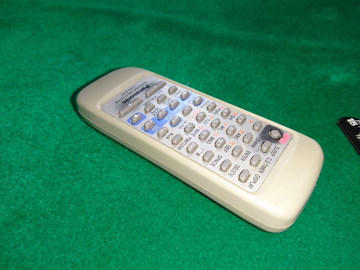  Panasonic Panasonic RX-MDX77 for remote control EUR648262 operation has been confirmed .