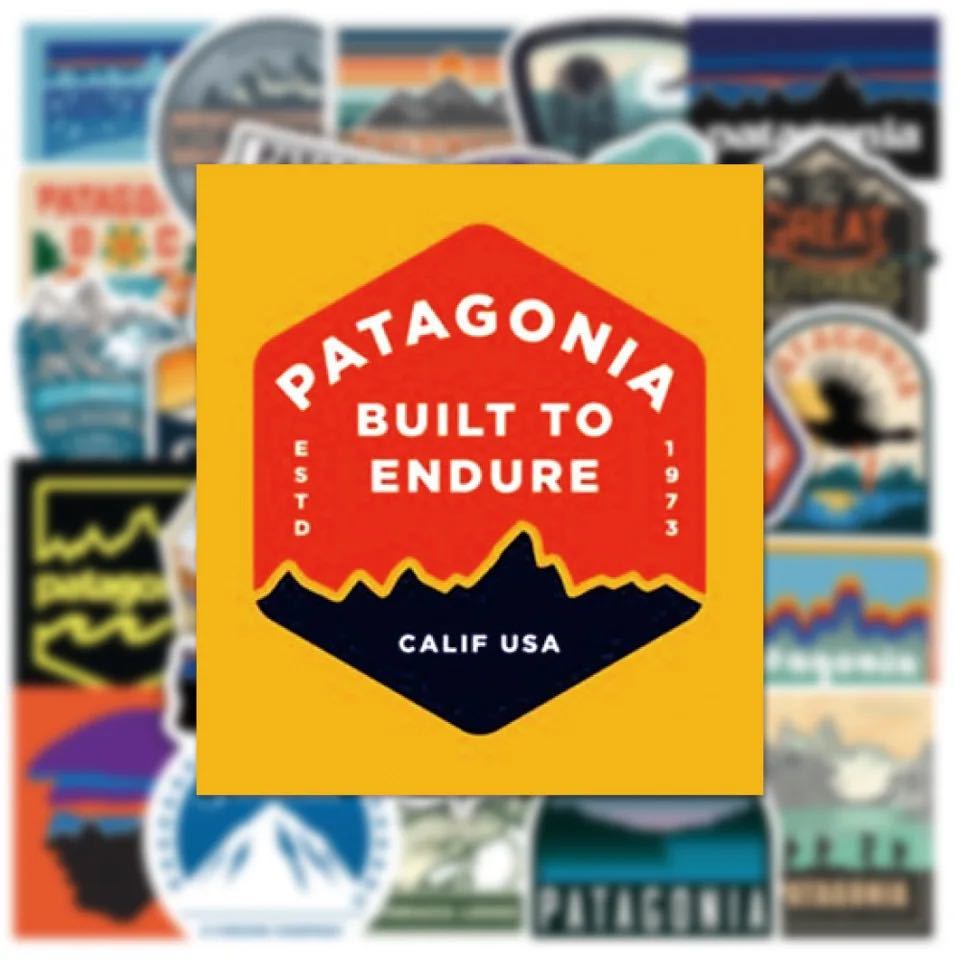 [PATAGONIA Patagonia B] sticker seal 50 pieces set 
