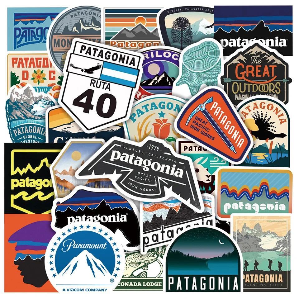 [PATAGONIA Patagonia B] sticker seal 50 pieces set 