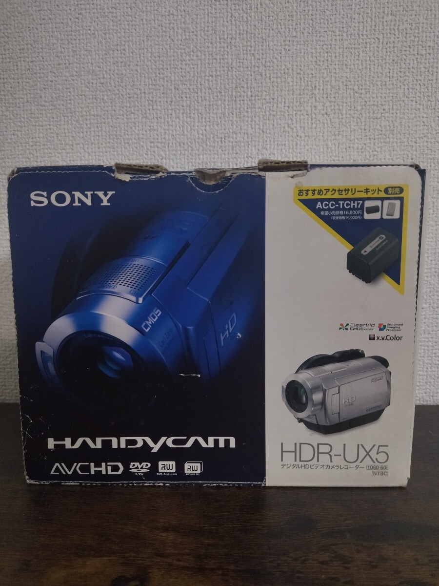 未検品 SONY ソニー HANDY CAM ハンディカム デジタルHDビデオカメラレコーダー フルHD高画質 HDT-UX5 メモリースティック付き