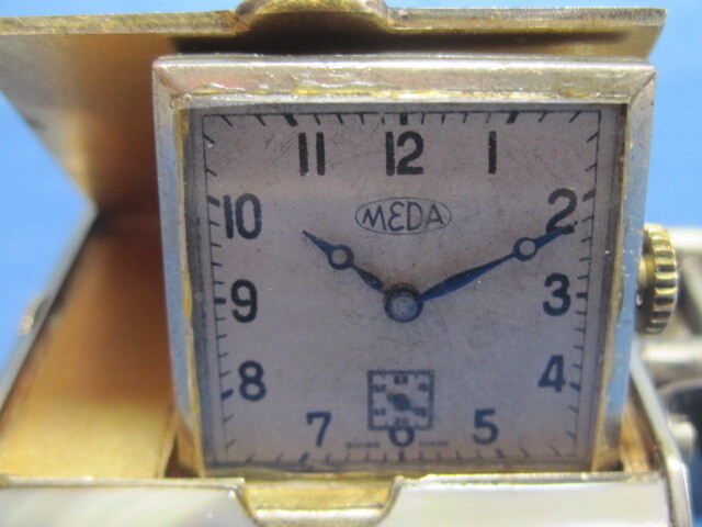 *HERMANN\'S Consealed Watch Lighter*1934* Швейцария *. наматывать корпус. часы имеется подъемный рычаг * очень редкий * прекрасный товар 
