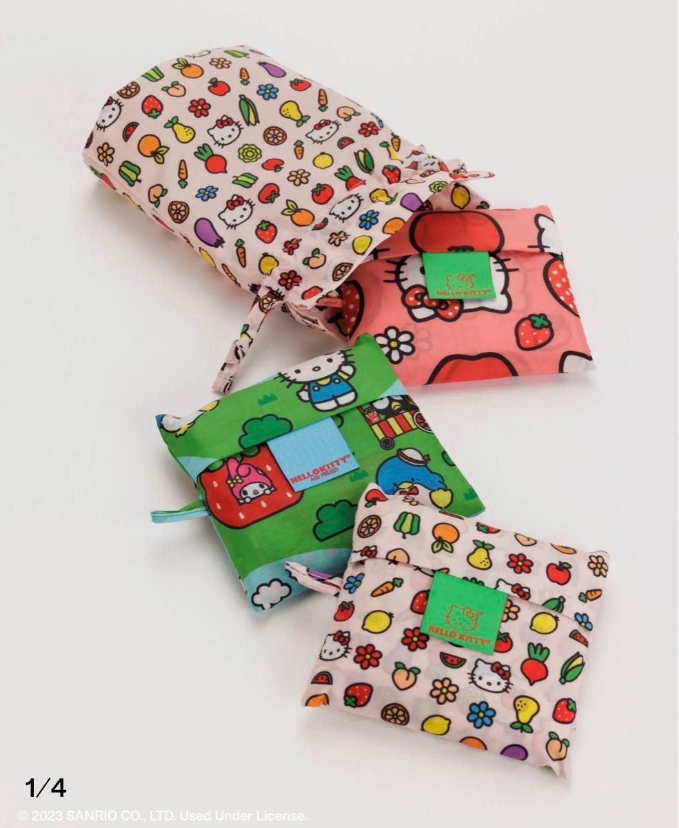 BAGGU スタンダード3種+3D ZIP SET ハローキティ|Yahoo!フリマ BAGGU スタンダード3種+3D ZIP SET ハローキティ|Yahoo!フリマ