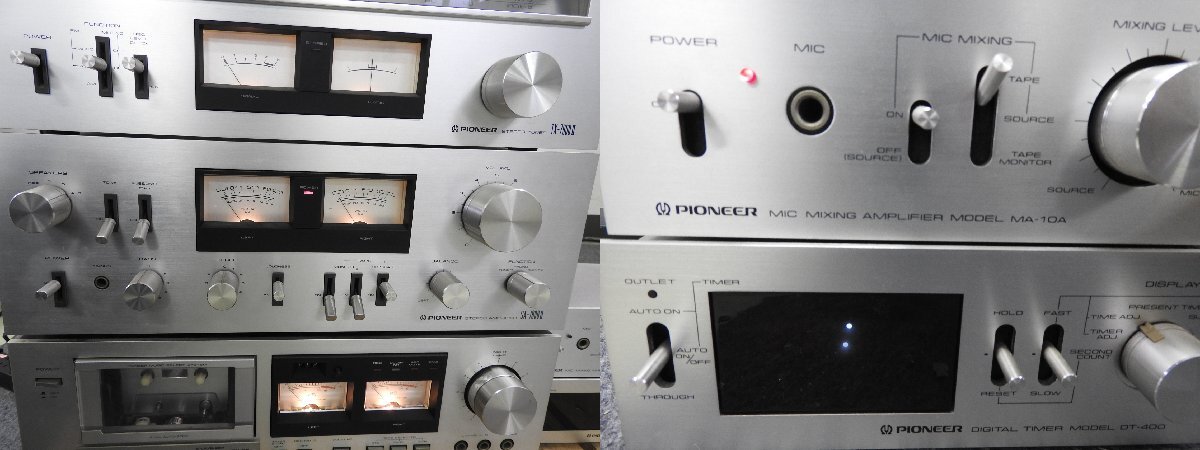 ☆ Pioneer パイオニア PL-340 TX-7800II SA-7800II CT-405 DT-400 CS-F7000 MA-10A システムコンポ　☆現状品☆