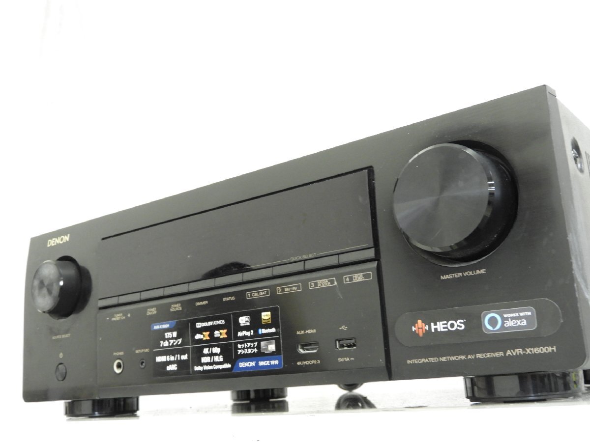 ☆ DENON デノン AVR-X1600H AVアンプ ☆中古☆の画像3