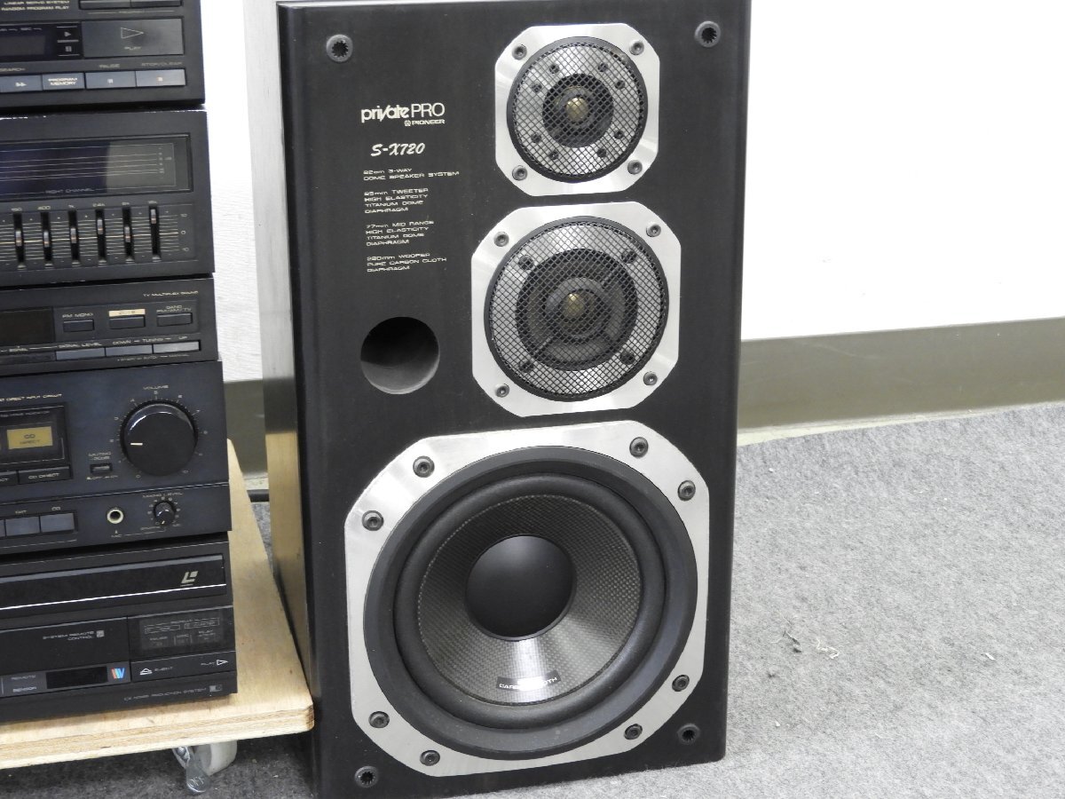 ☆ Pioneer パイオニア GR-X520 F-X720 PD-X620 CT-X720WR A-X720 LD-X710 PL-X720 S-X720 システムコンポ ☆ジャンク☆の画像2