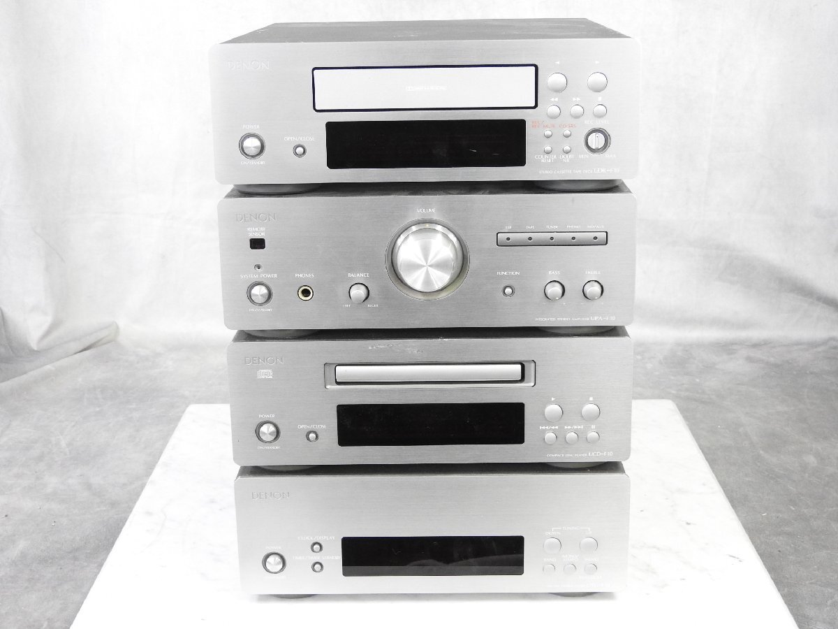 ☆ DENON デノン UPA-F10/UTU-F10/UCD-F10/UDR-F10 4台セット ☆ジャンク☆_画像2