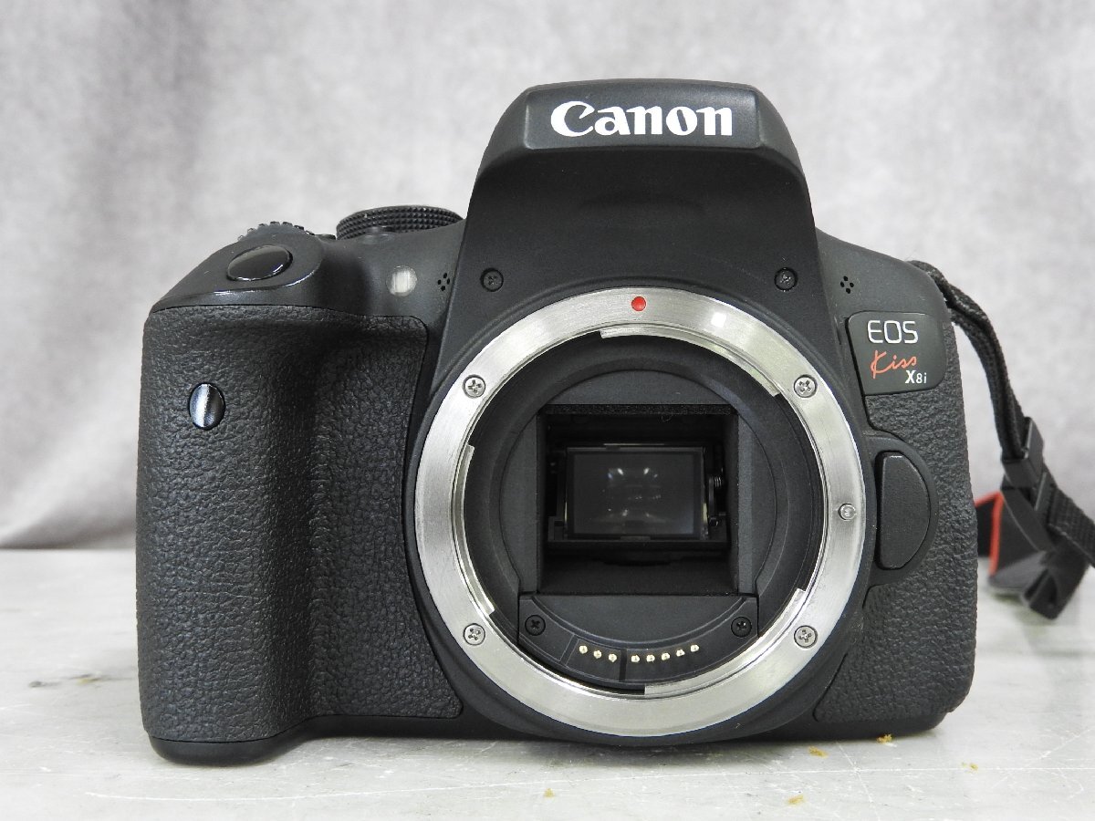 ☆ Canon キャノン EOS Kiss X8i + EFS 18-55mm + TAMRON AF 70-300mm デジタル一眼レフ カメラ レンズ セット ケース付き ☆現状品☆の画像2