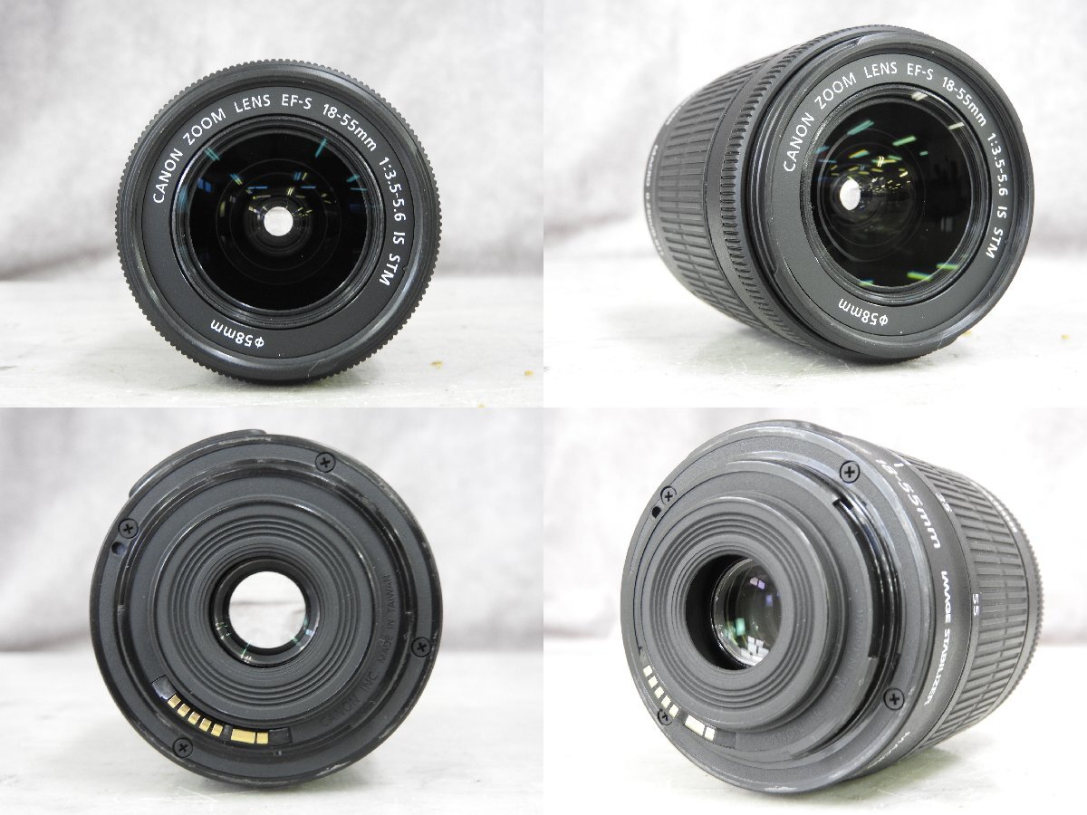 ☆ Canon キャノン EOS Kiss X8i + EFS 18-55mm + TAMRON AF 70-300mm デジタル一眼レフ カメラ レンズ セット ケース付き ☆現状品☆の画像8