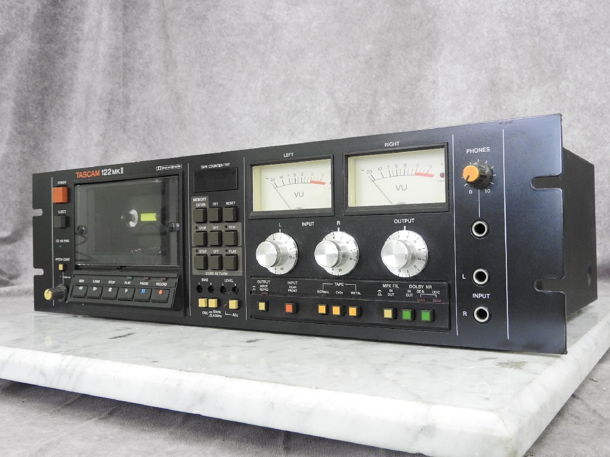 ☆ TASCAM タスカム 122MK III カセットデッキ ☆ジャンク☆の画像3