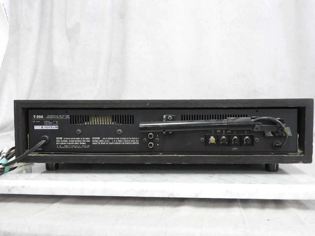 ☆ LUXMAN ラックスマン ステレオ チューナー T-50A ☆ジャンク☆の画像5