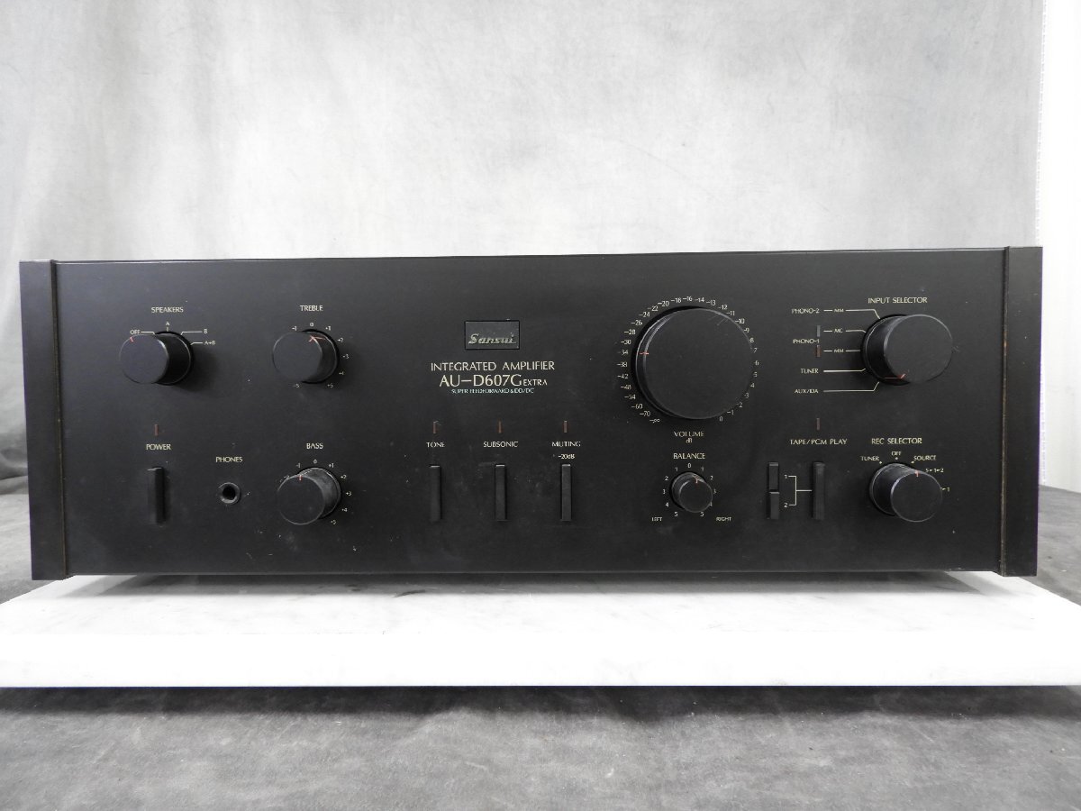 ☆ SANSUI サンスイ AU-607G EXTRA プリメインアンプ ☆中古☆の画像2