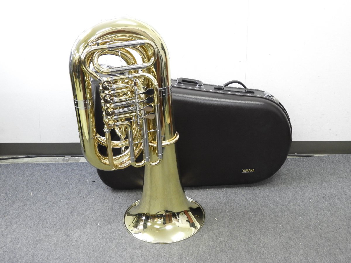 ☆ YAMAHA ヤマハ YBB-641II チューバ ケース付き ☆中古☆の画像1