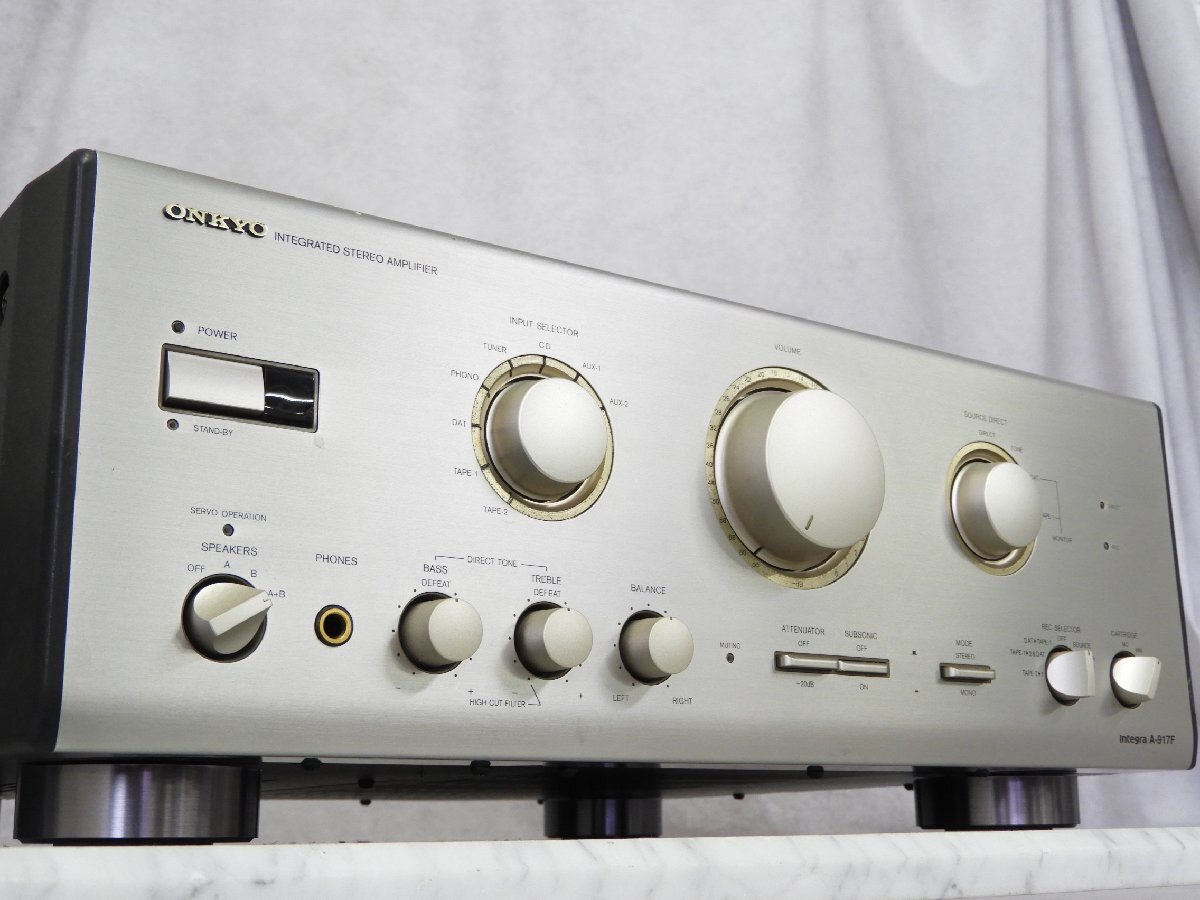 ☆ ONKYO オンキョー Integra A-917F プリメインアンプ ☆中古☆の画像1