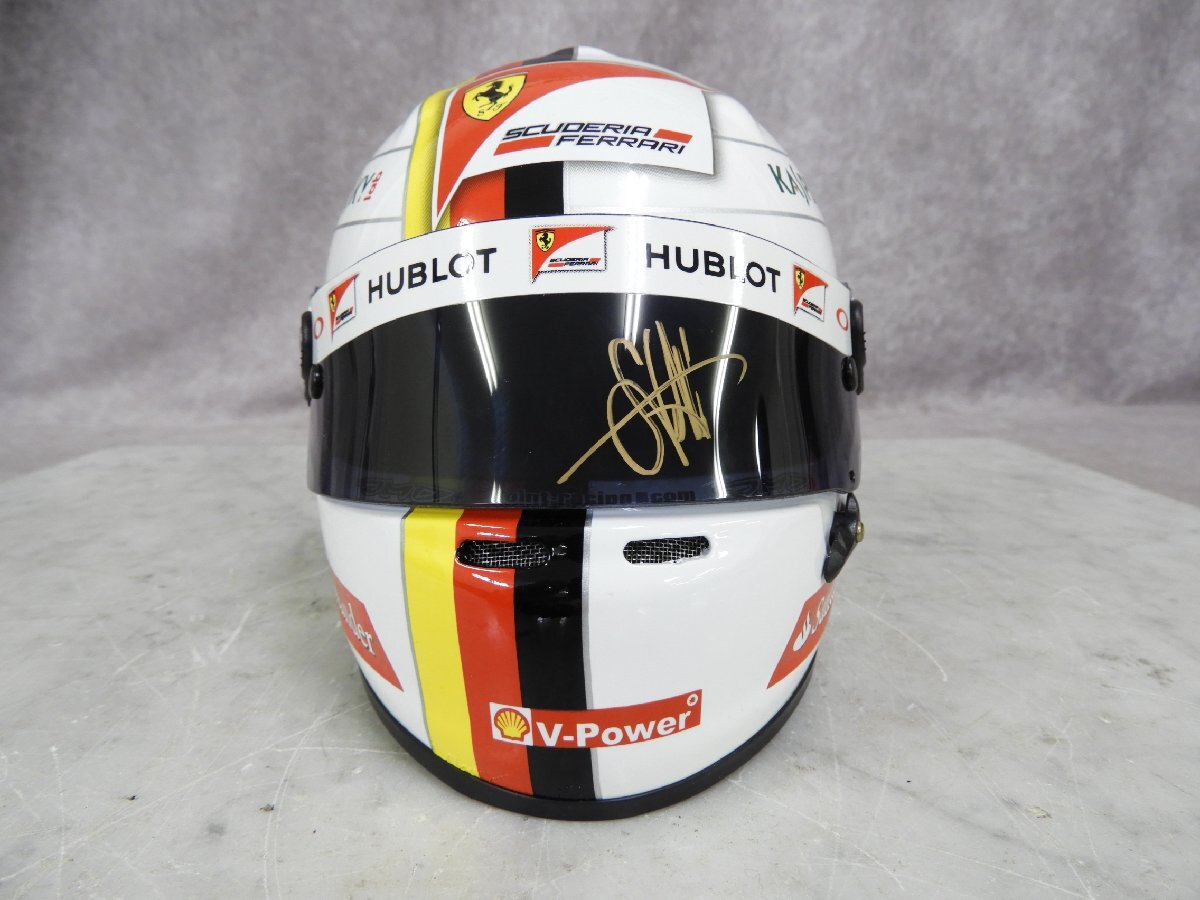 * Ferrari Helmet Collectionse автобус коричневый mbeteru Ferrari шлем коллекция с коробкой * б/у *