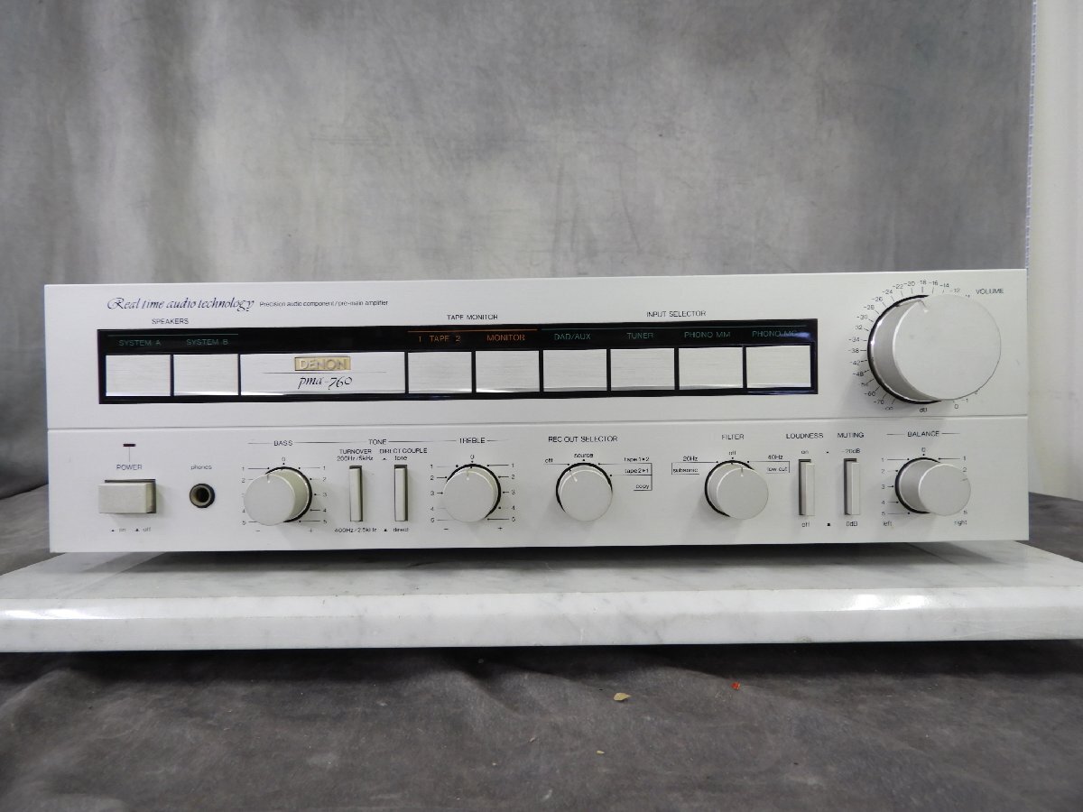 ☆ DENON デノン PMA-760 プリメインアンプ ☆中古☆_画像2