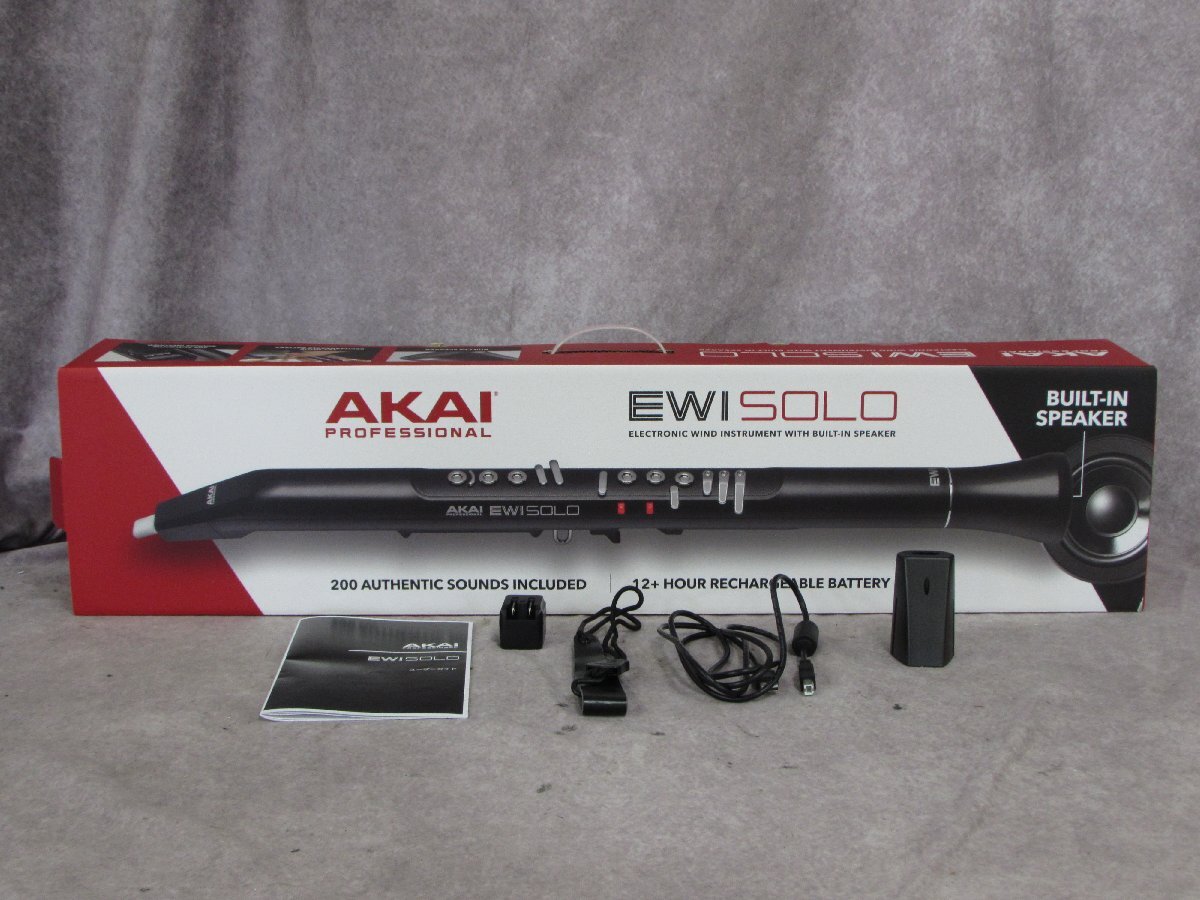 ☆ AKAI アカイ EWI SOLO ウィンド・シンセサイザー 箱付き ☆中古☆_画像10