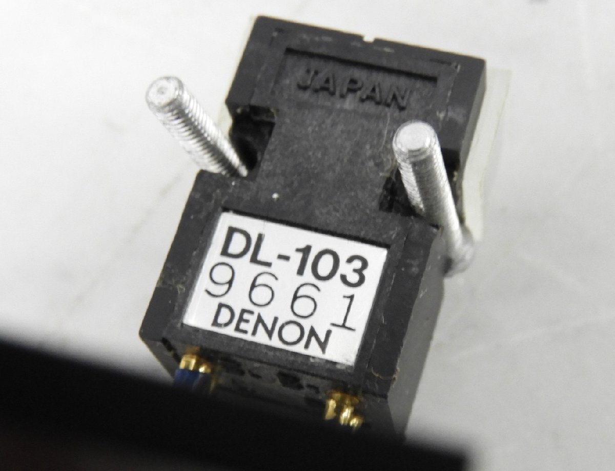 * DENON Denon cartridge DL-103 + entre headshell * present condition goods *