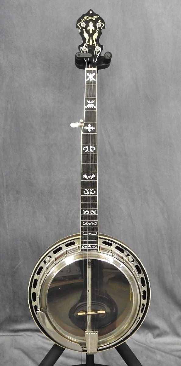 * Kasuga rental gaRB-1200 banjo #0063 case attaching * used *