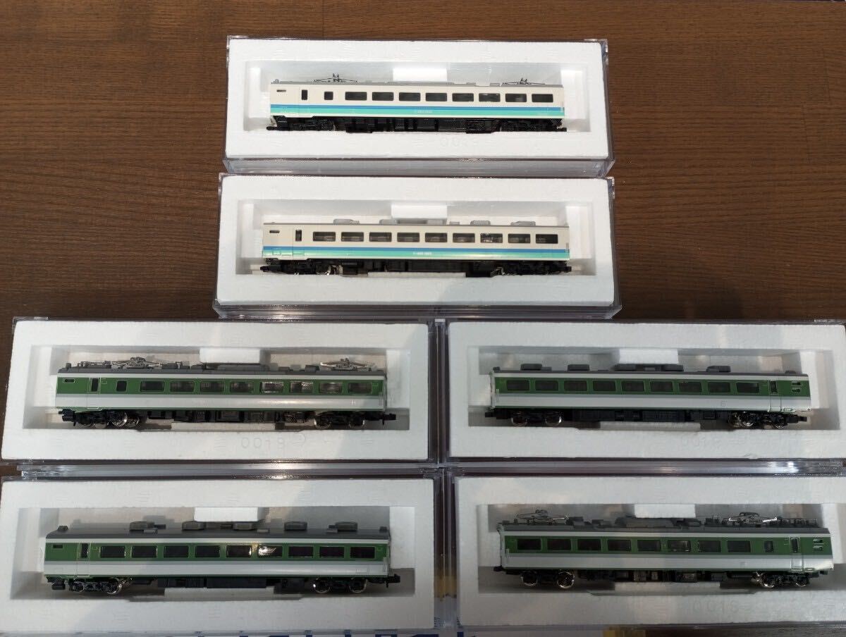 TOMIX 92065×2+92127 JR489系特急電車（あさま）増結セット×2+JR485系特急電車（北越・雷鳥・白鳥）増結セット　6両セット_画像3