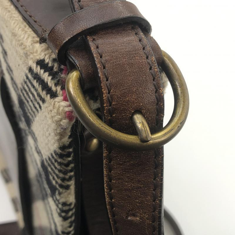 【中古】BURBERRY ショルダーバッグ ベージュ ブラウン バーバリー[240010424610]_画像6