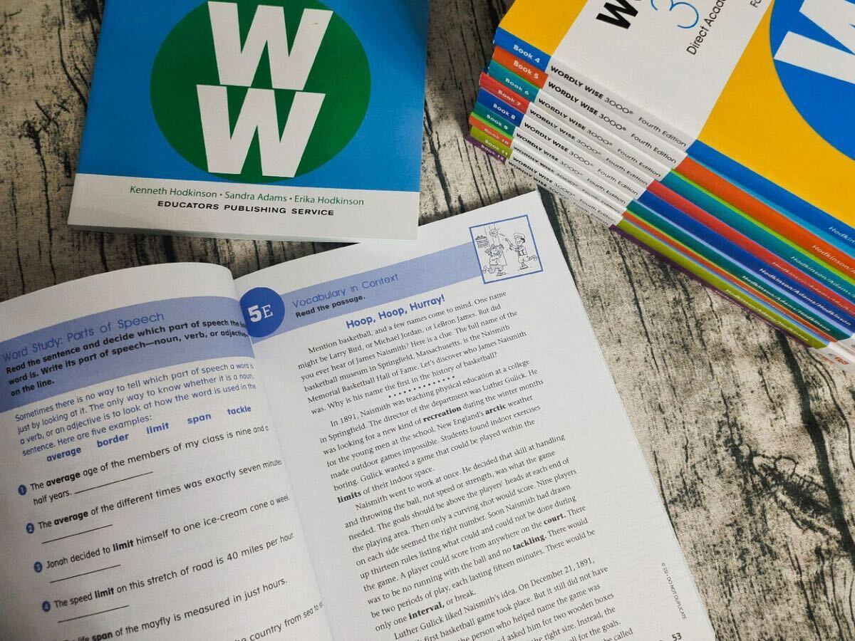 Wordly Wise 3000 4th Edition ワークブック＋練習問題＋解答書　一部コース付き　語彙力　英語教材　海外発送　新品_画像6