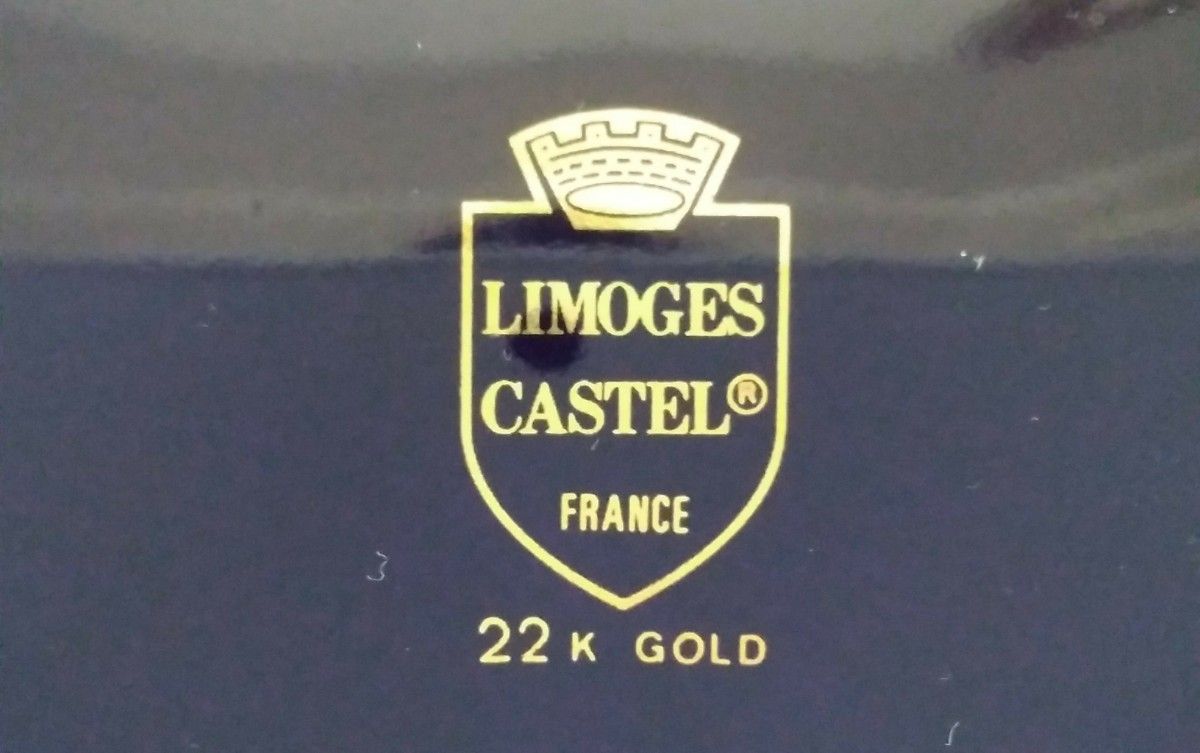 LIMOGES CASTELリモージュキャッスル 22K GOLD/灰皿 アクセサリートレイ 小物入れ
