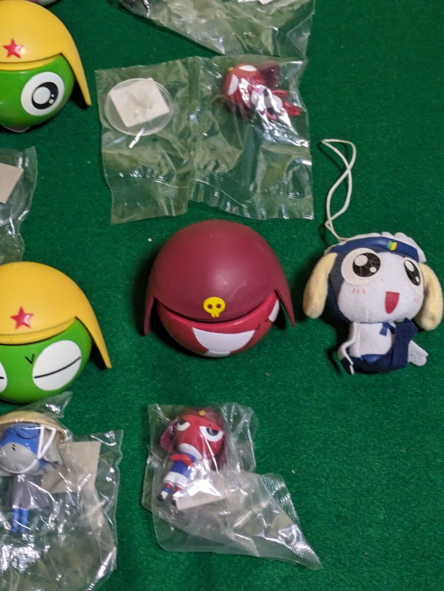  the first .. retro Keroro Gunso Keroro Gunso series Cara cell key holder etc. all together 