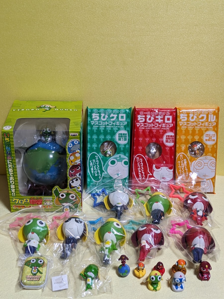  the first .. retro Keroro Gunso Keroro Gunso series mascot figure etc. large amount together 