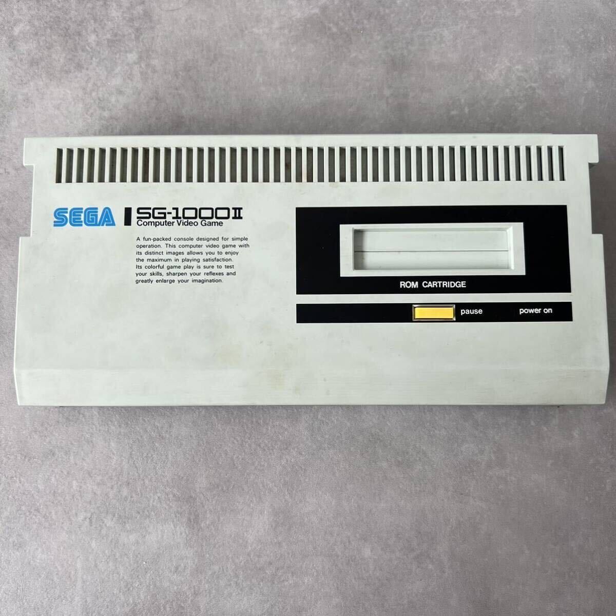 подлинная вещь *1984 год SG-1000Ⅱ Sega компьютер видео игра Showa 50 годы retro игра машина корпус Vintage игра машина Vintage компьютернные игры 