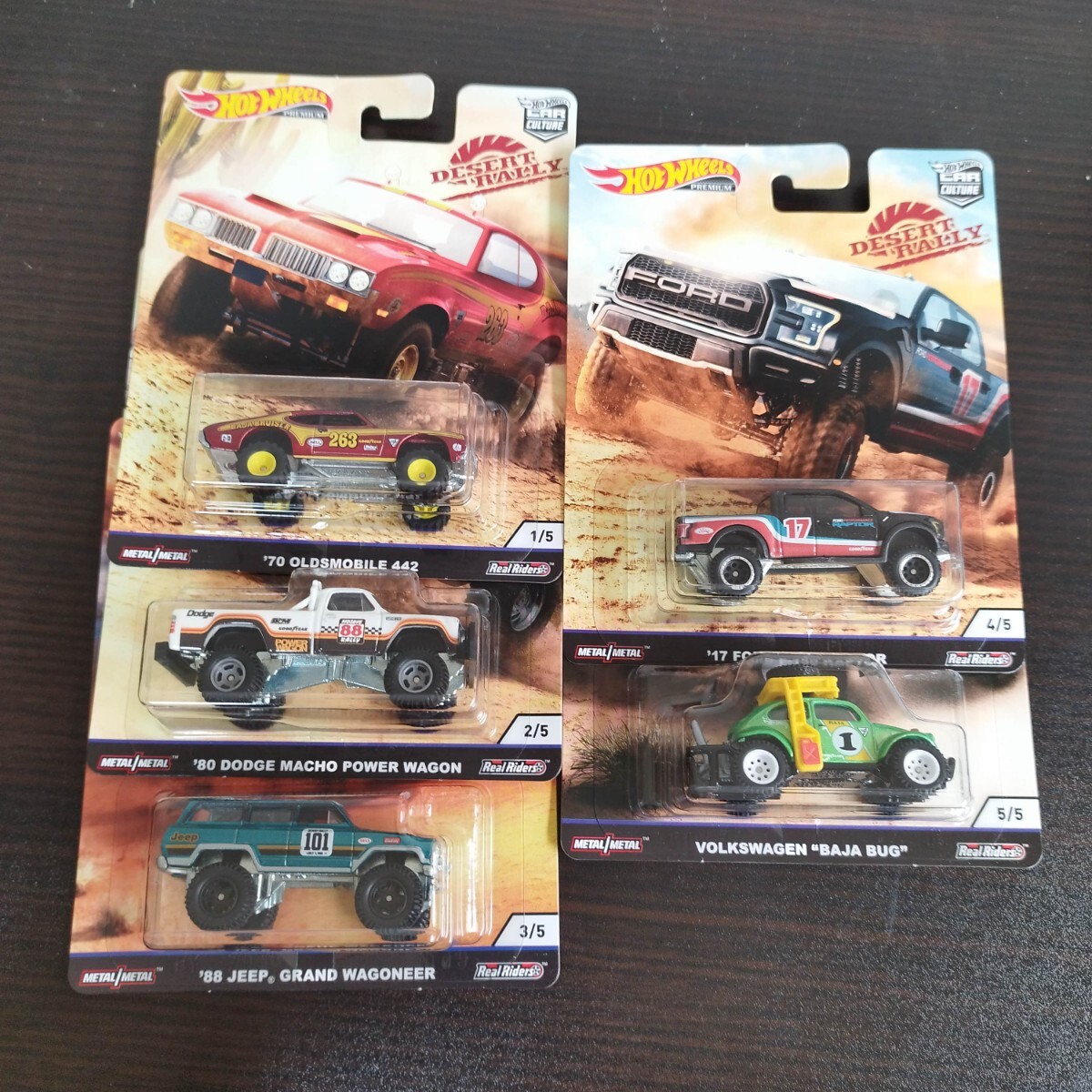 TADDT　ホットウィール DESERT RALLY 5個セット _画像1