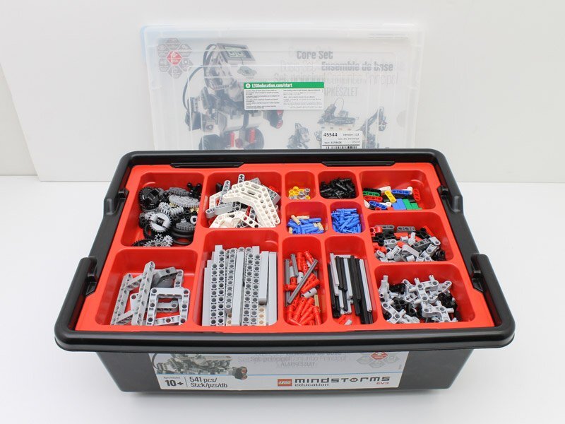 送料無料♪教育版 LEGO レゴ Education MindStorm EV3 基本セット マインドストーム 45544 ACアダプター付属 N62N 中古の画像3