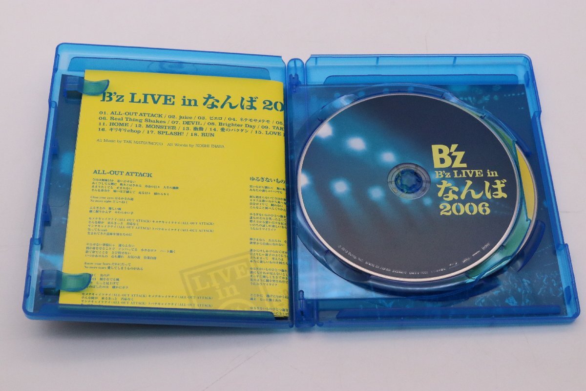 【中古美品】B’z LIVE in なんば 2006 & B’z SHOWCASE 2007-19-at Zepp Tokyo BD ブルーレイ (Blu-ray Disc) 貴重品【1円～】の画像4
