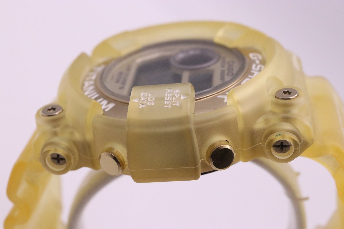 【中古美品】CASIO カシオ G-SHOCK 1294 DW-8201 FROGMAN WCCS メンズ デジタル 腕時計 プロテクション クリアベゼル【漂亮】_画像4