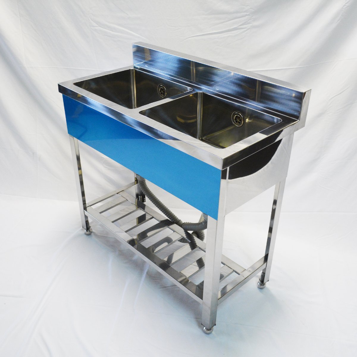 ステンレス 舟形シンク 390×450×900 業務用1層流し台 中古厨房 ステンレス 舟形シンク 390×450×900 業務用1層流し台 中古厨房