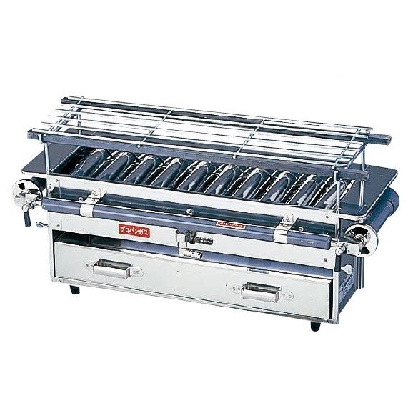 遠藤商事 強力焼鳥器 小 W600×D200×H210 プロパンガス LP 業務用 厨房 未使用☆94491