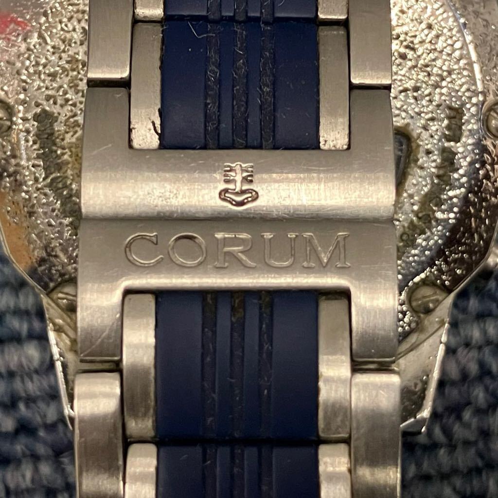 ★【売り切り】CORUM コルム 自動巻き クロノグラフ 腕時計 ※稼働品 の画像6