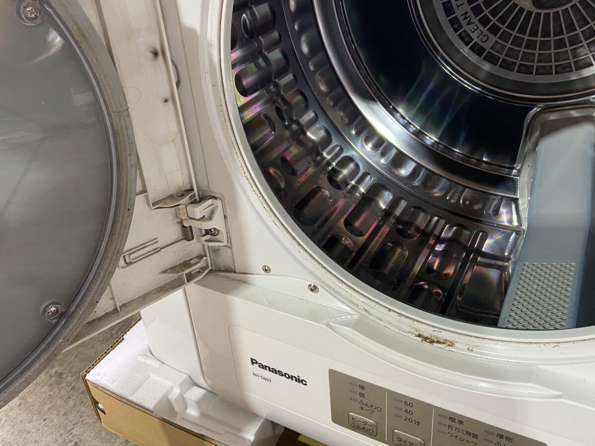 ◆【売り切り】Panasonic パナソニック 除湿形電気衣類乾燥機 NH-D603-W ホワイト 2021年製の画像5