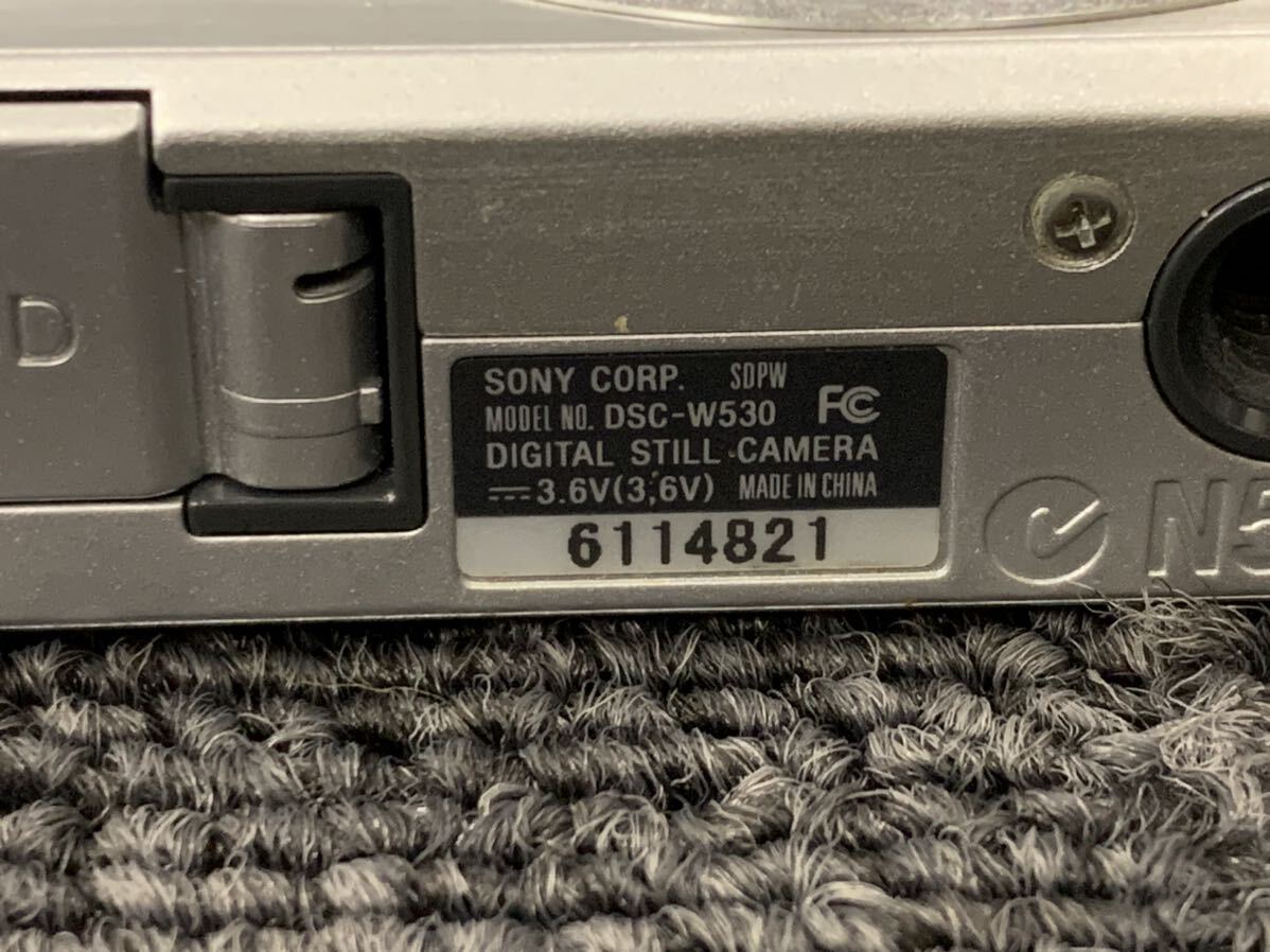 □【売り切り】SONY ソニー Cyber-shot サイバーショット コンパクトデジタルカメラ DSC-W530 ※バッテリー欠品の画像7