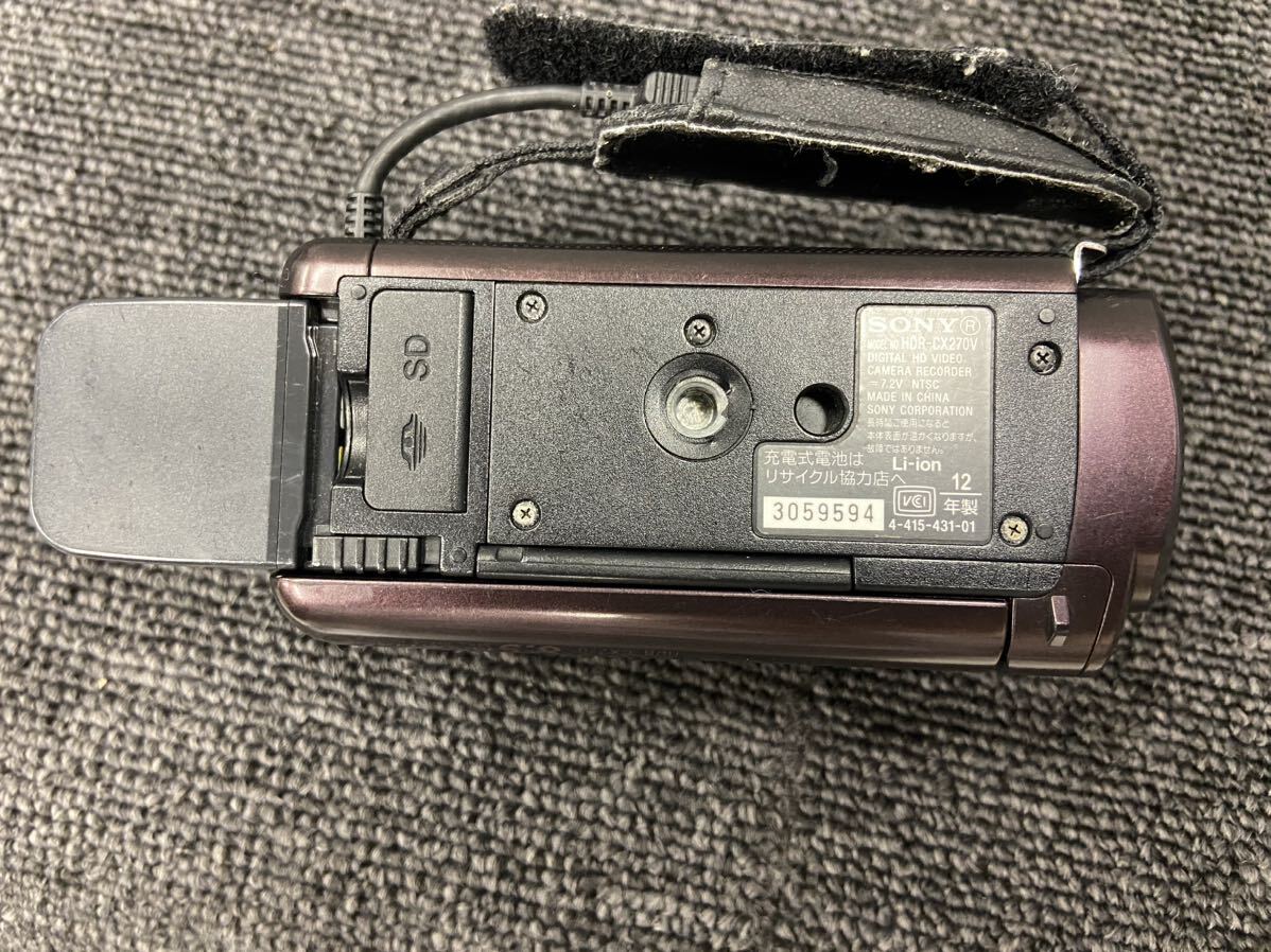 【売り切り】SONY ソニー デジタルビデオカメラ HANDYCAM ハンディカム HDR-CX270Vの画像6