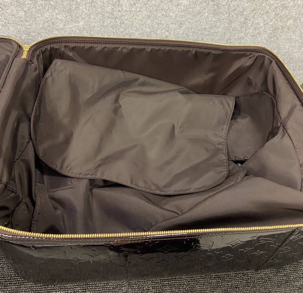 ◯【売り切り】LOUIS VUITTON ルイ ヴィトン モノグラムヴェルニ ペガス45 スーツケース キャリーバッグ トラベルケース 旅行 エナメル の画像6