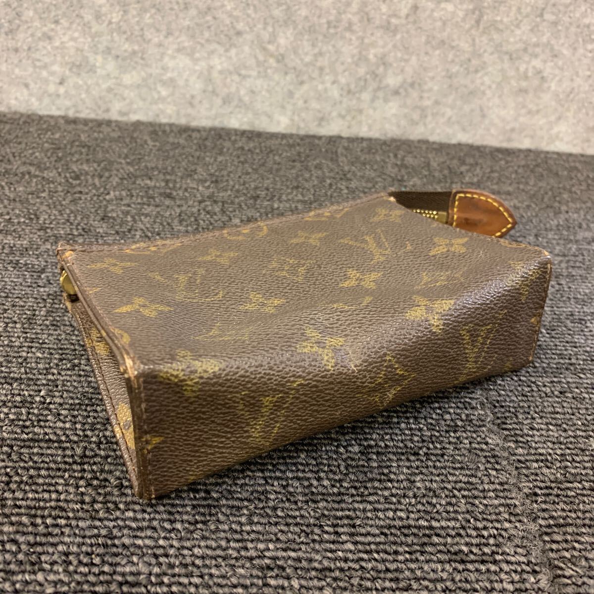 ◎【売り切り】ルイヴィトン LOUIS VUITTON モノグラム　ポシェットトワレ15 ポーチ ブラウン系 バケット　_画像4