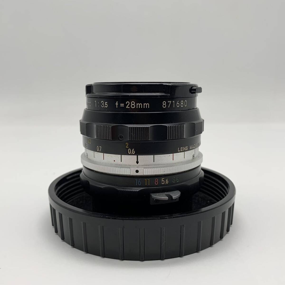 ◎【売り切り】Nikon（ニコン）カメラ用レンズ NIKKOR-H・C Auto f3.5 f=28mmの画像7
