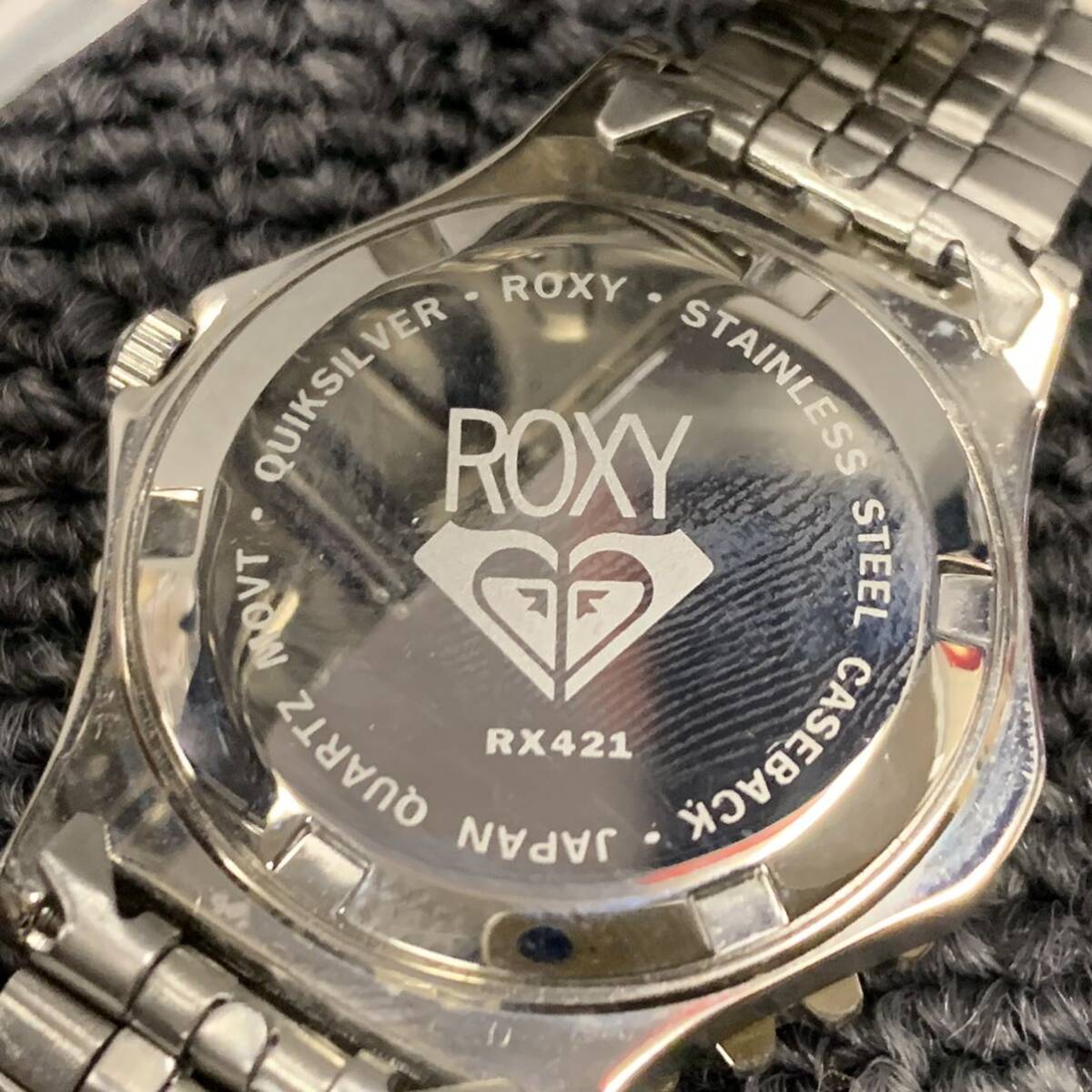 ■【売り切り】ROXY ロクシー クォーツ アナログ 腕時計 RX421の画像7