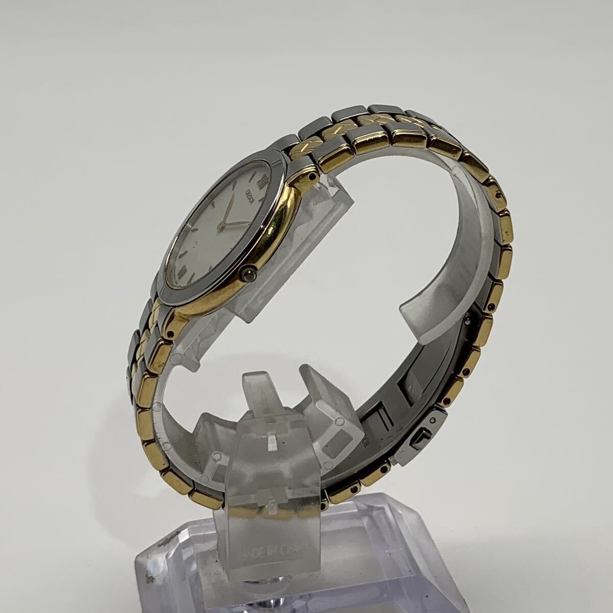 ◯【売り切り】SEIKO CREDOR（セイコークレドール）メンズ腕時計 8N70-6160 ST.STEEL+18KT クォーツ QZ の画像3