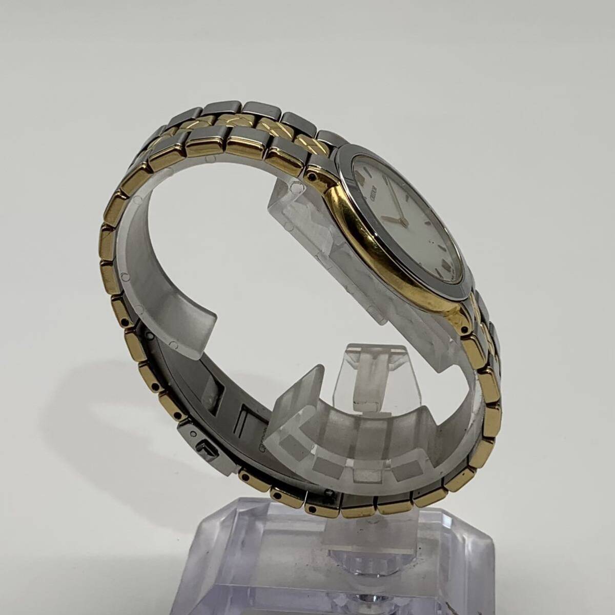 ◯【売り切り】SEIKO CREDOR（セイコークレドール）メンズ腕時計 8N70-6160 ST.STEEL+18KT クォーツ QZ の画像4