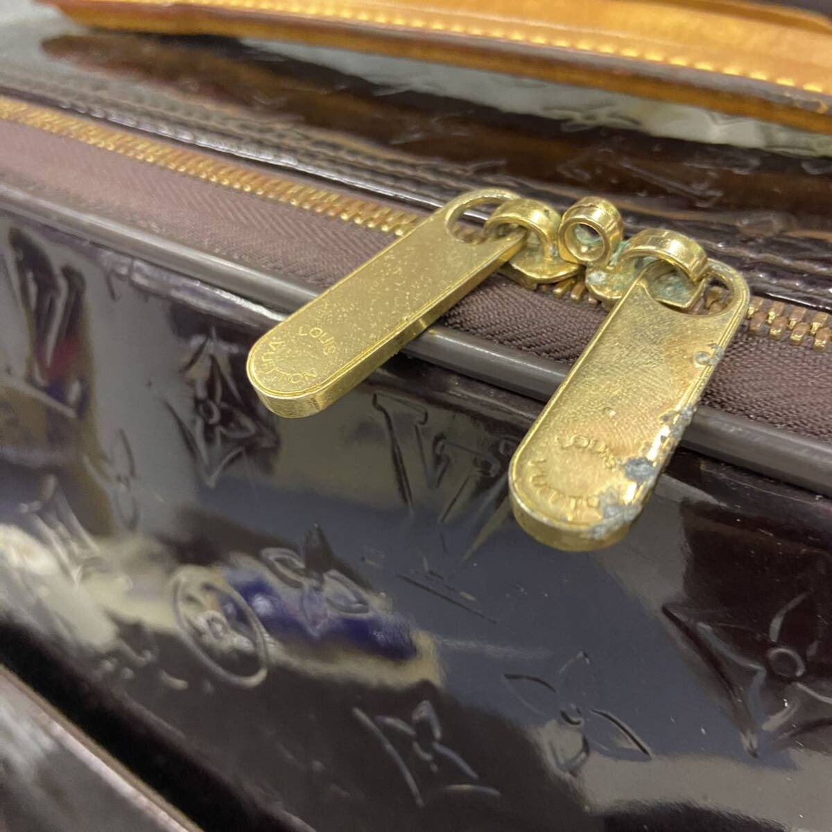 ◯【売り切り】LOUIS VUITTON ルイ ヴィトン モノグラムヴェルニ ペガス45 スーツケース キャリーバッグ トラベルケース 旅行 エナメル の画像5