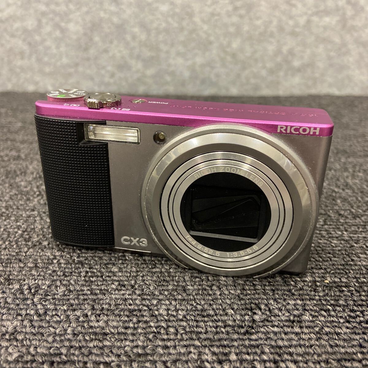 ◆【売り切り】RICOH リコー　コンパクトデジタルカメラ デジカメ CX3 f=4.9-52.5 1:3.5-5.6 