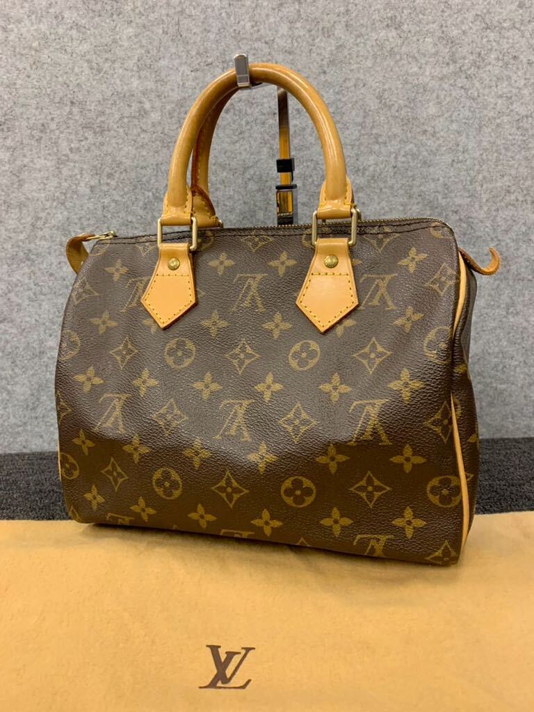 △【売り切り】LOUIS VUITTON ルイヴィトン モノグラム ミニボストン スピーディ 25 ハンドバッグ _画像2