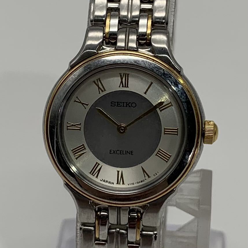 ◎【売り切り】SEIKO（セイコー）レディース腕時計 EXCELINE V110-0AA0 QZ クォーツ _画像1