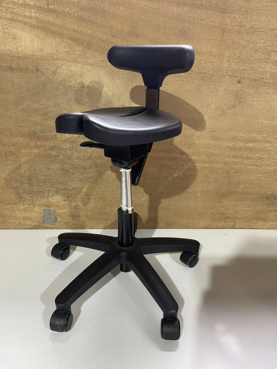 △【売り切り】ayur-chair アーユルチェア 事務椅子 オフィスチェア キャスタータイプ 《直接引取歓迎》の画像1